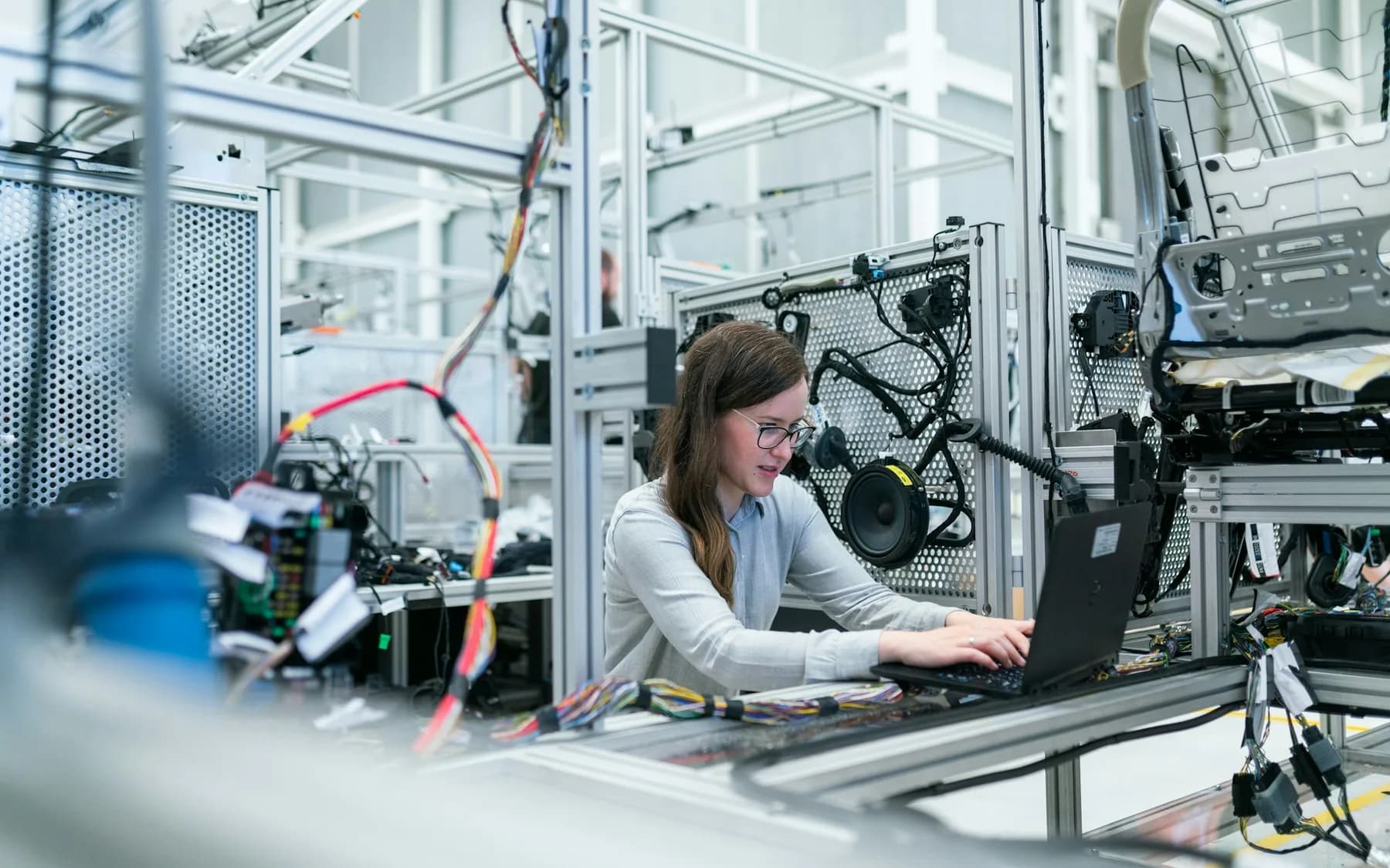 Quality inspection on a manufacturing production line