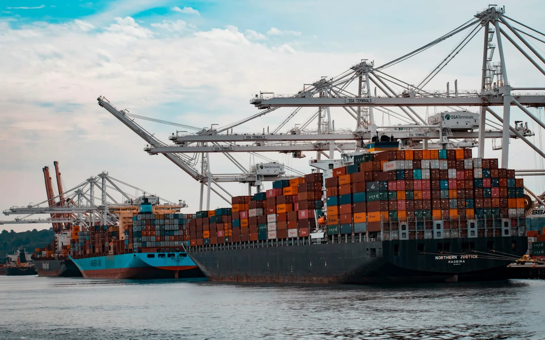Coastal industrial port facilities